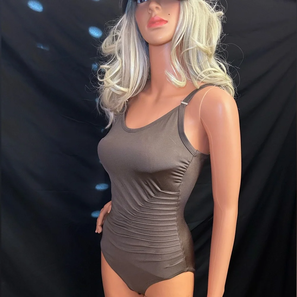 CALVIN KLEIN Draped Starburst One Piece Swimsuit - Picture 15 of 16